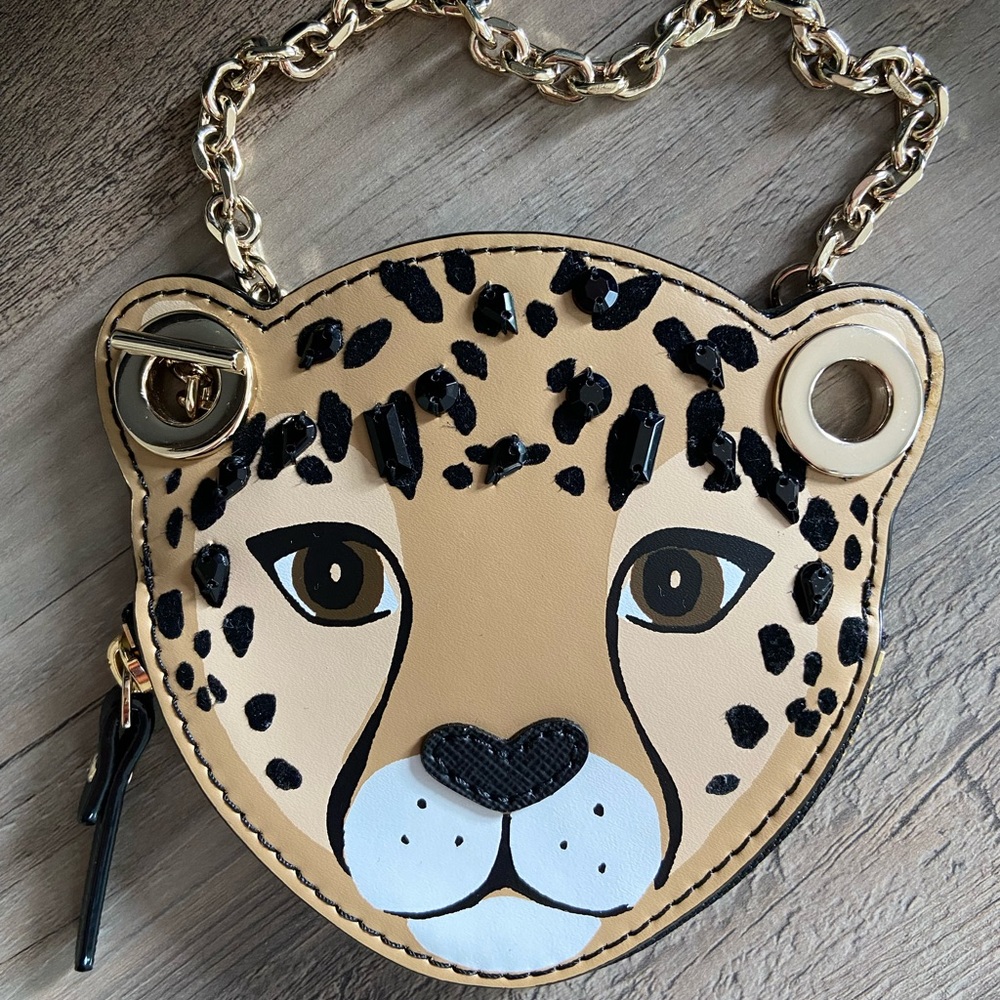 Kate Spade cheetah coin purse